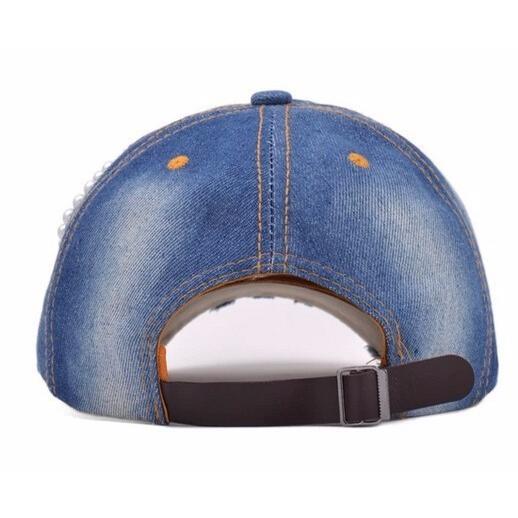 miku希少　EVISU キャップ　スタッズ　デニム 楽天市場】帽子 uv 折りたたみ デニム スタッズ付き キラキラ 帽子