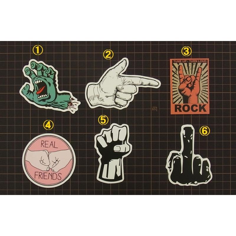 ステッカー ハンドサイン(2) : stc-store - 通販 - Yahoo