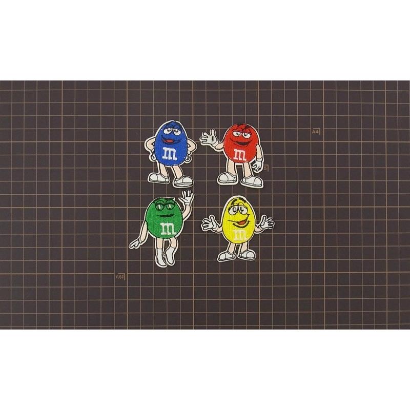 ワッペン キャラクター m&m's 4色 : stc-store - 通販 - Yahoo