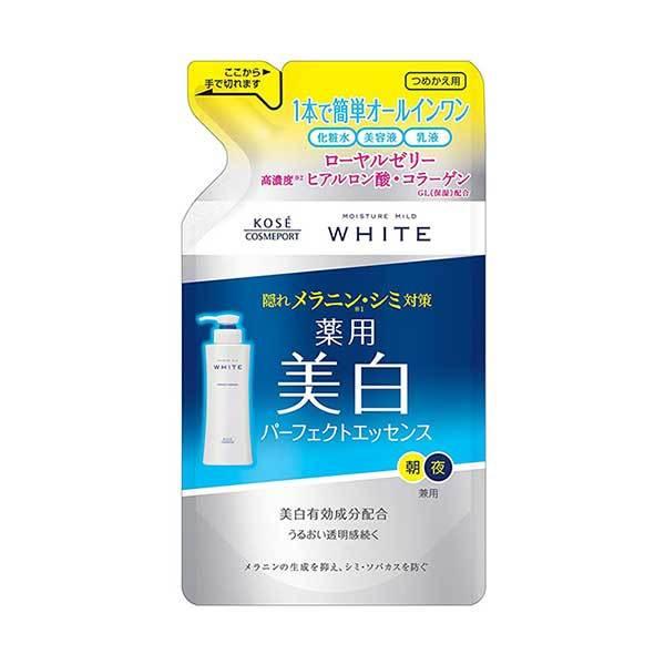 モイスチュアマイルド ホワイト パーフェクトエッセンス つめかえ用 200mL  医薬部外品 オールインワン 化粧水 ローション 美容液 乳｜steady-store