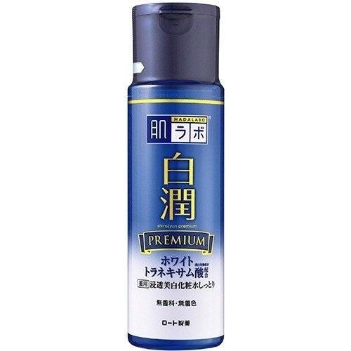 肌ラボ 白潤プレミアム 薬用浸透美白化粧水 しっとり 170ml 化粧水 ローション ヒアルロン酸 ビタミンC ハダラボ ロート製薬｜steady-store