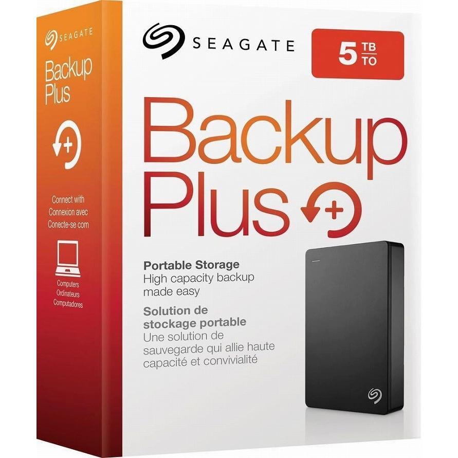 SEAGATE Backup Plus Portableドライブ 5TB ポータブル SEAGATE Backup Plus Portableドライブ 5TB ポータブル