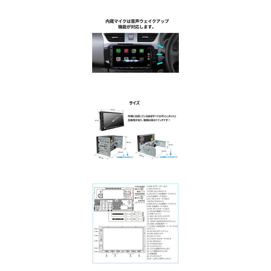 ATOTO カーナビ S8G2A79UP-A 7型 Bluetooth対応 カーナビ カーナビゲーション アプリ 連動 wifi Bluetooth カー用品 音楽