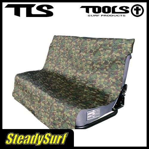 Tools ツールス Tls リアシートカバー カモ柄 迷彩柄 車 防水シートカバー アウトドア マリンスポーツ サーフィン ベンチシート 海外限定