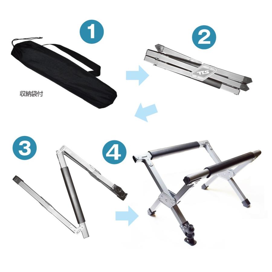 コンパクト サーフボード スタンド サーフキャリア・スタンド類 TLS SURFBOARD STAND ツールス TOOLS サーフィン ワックスアップ 折りたたみ