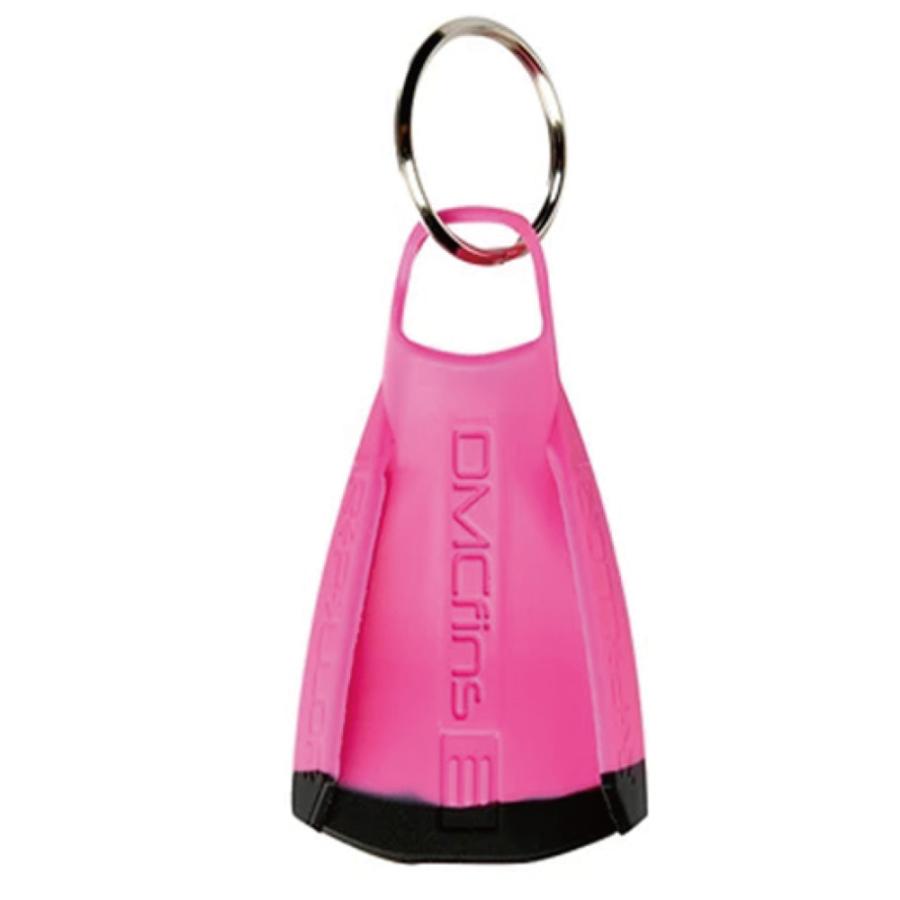 ピンク×ブラック MINI FIN KEYRING DMC FINS(ディエムシーフィン) ボディーボード シュノーケリング BBボード