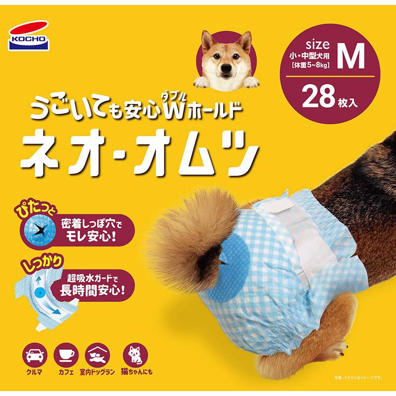 あすつく コーチョー ネオ オムツ M 28枚 ペット用 トイレ Z Steadysurf 通販 Yahoo ショッピング