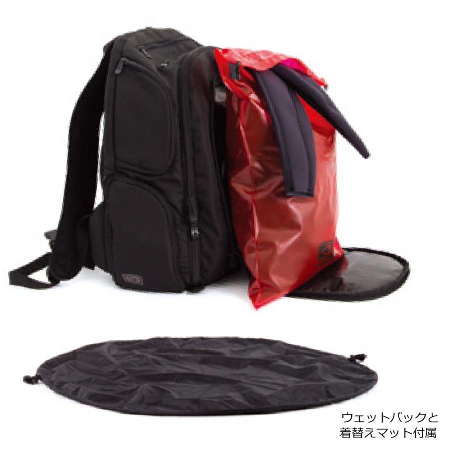 OCEAN&EARTH(オーシャンアンドアース)40L ウルティマ サーフ バックパック/ブラック/レッド/ULTIMATE SURF BACK PACK/サーフィン/マリンスポーツ｜steadysurf｜02