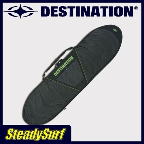 【新品・未使用】DESTINATION DAY BAG LONGBOARD ロングボードケース V-CUT 9’6 フルジップ グレー ハードケース/デイバッグ◆ ハードケース】DESTINATION ロングボード用 9'6