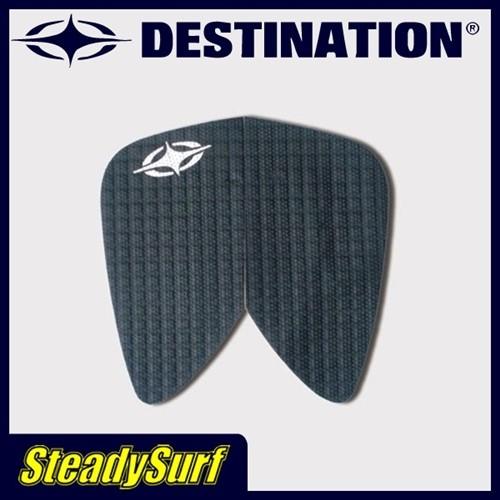 トラクション　DESTINATION　DS レトロ フィッシュ　ブラック デッキパッド/デスティネーション/サーフィン｜steadysurf