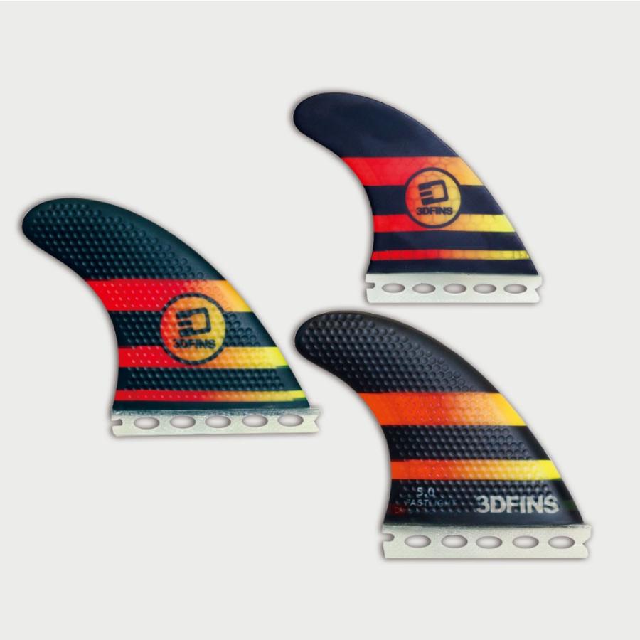 トライフィン/3fin/3DFINS(スリーディーフィン)フィン　XDS 5.0 FASTLIGHT Thruster/スラスター　FUTURE/サーフィン｜steadysurf