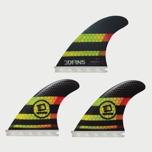 トライフィン/3fin/3DFIN（スリーディフィン)フィン　Fastlight Med 5.5”(KA)FUTURE/フューチャーフィン/サーフィン