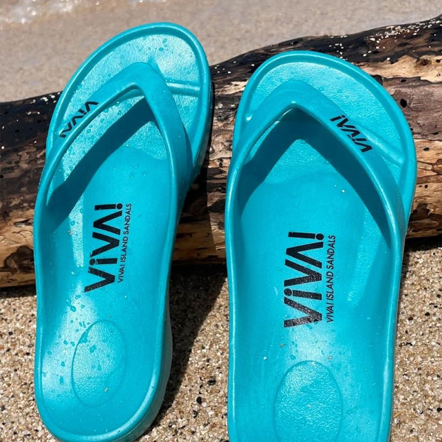 あすつく オーシャン ブルー 日本製 VIVA ビバ ビーチサンダル