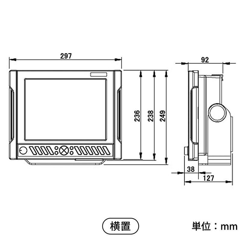 HE-1011 10.4型カラー液晶 GPSアンテナ外付仕様 GPSプロッター HE-1011 10.4型カラー液晶 GPSアンテナ外付仕様 GPSプロッター