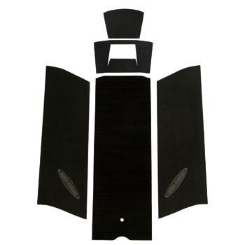 JS300/440/550 KAWASAKI デッキマットキット(テープ付) Cut Groove Black 5PCS カワサキ