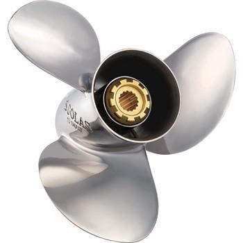 SOLAS ソラス NEW SATURN ステンレス 3ブレード 14x11RH ボート用品 プロペラ