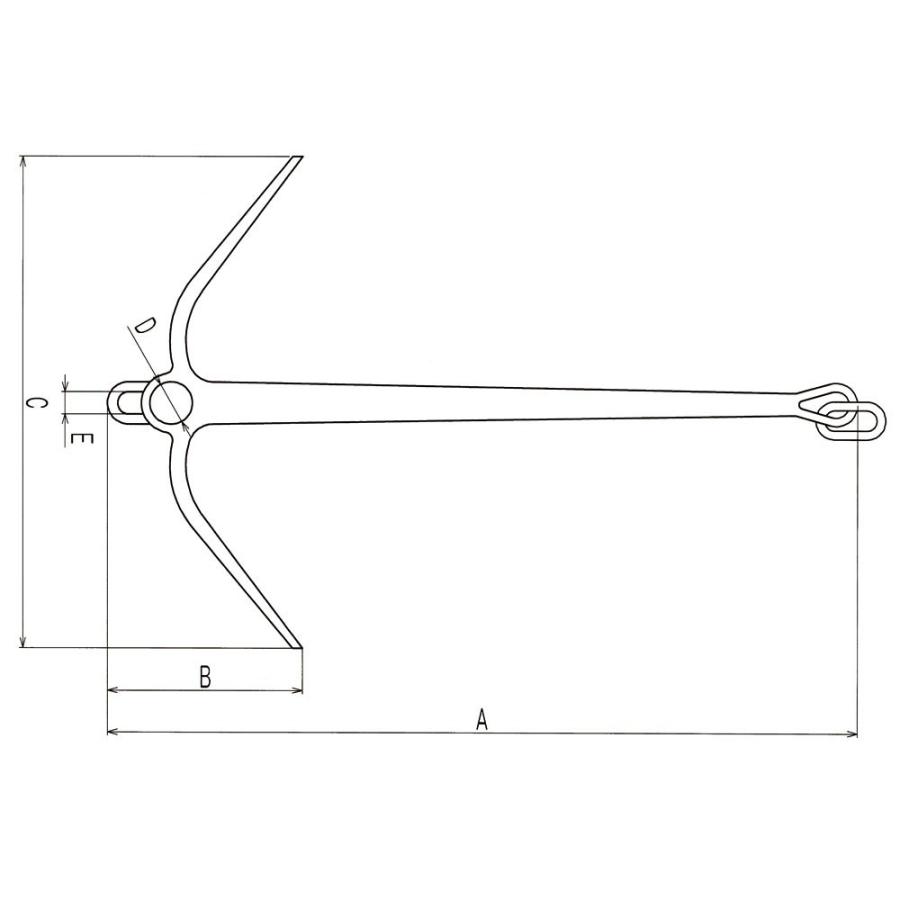 2本(15kg×2本)赤松製錨 FSコンパクトアンカー 15kg 販売特売