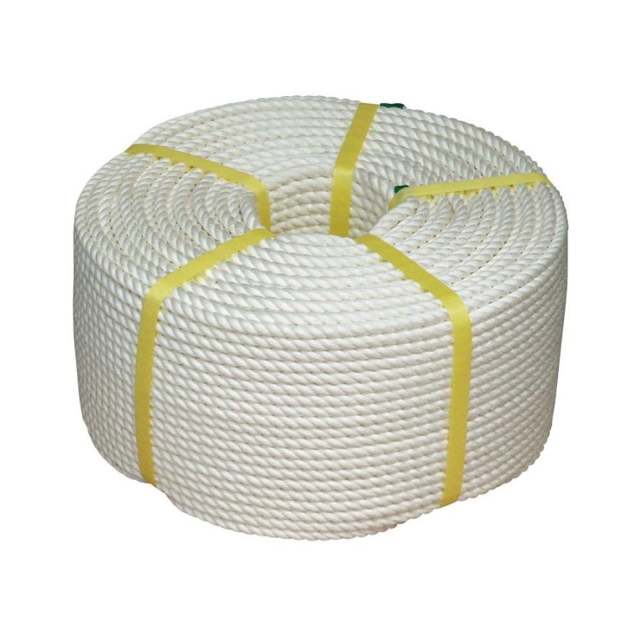 ビニロンロープ (3つ打ち) 18mm×200m もやいロープ 係船ロープ ボート用品