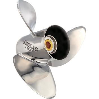SOLAS ソラス H.R. TITAN 3 ステンレス 3ブレード 14 1/4x22RH ボート用品 プロペラ