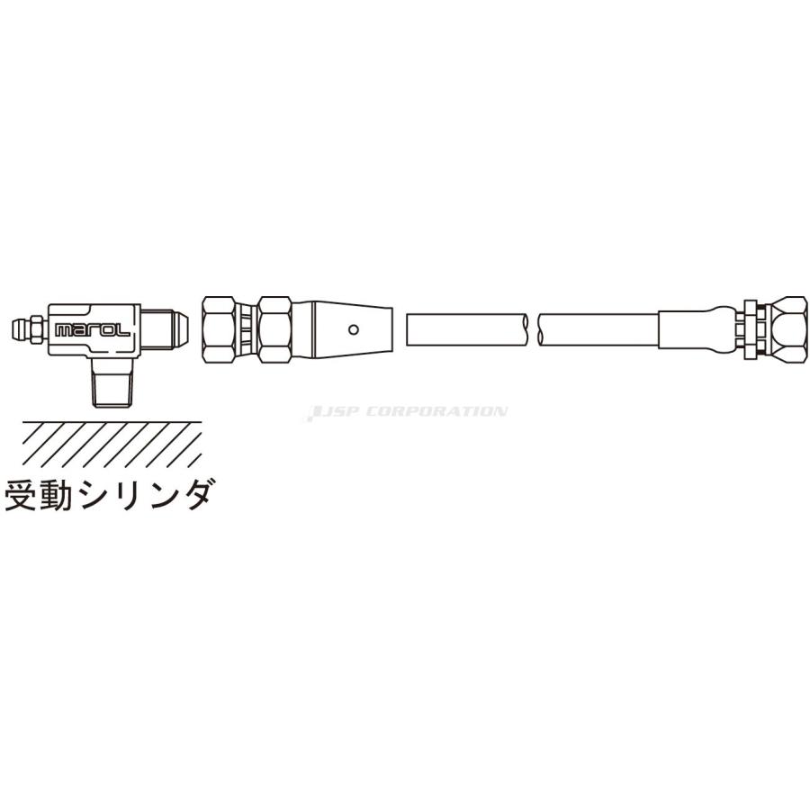 MAROL マロール ホース配管セット 魁ステアリング追加用 C-1000 MAROL マロール ホース配管セット 魁ステアリング追加用 C-1000
