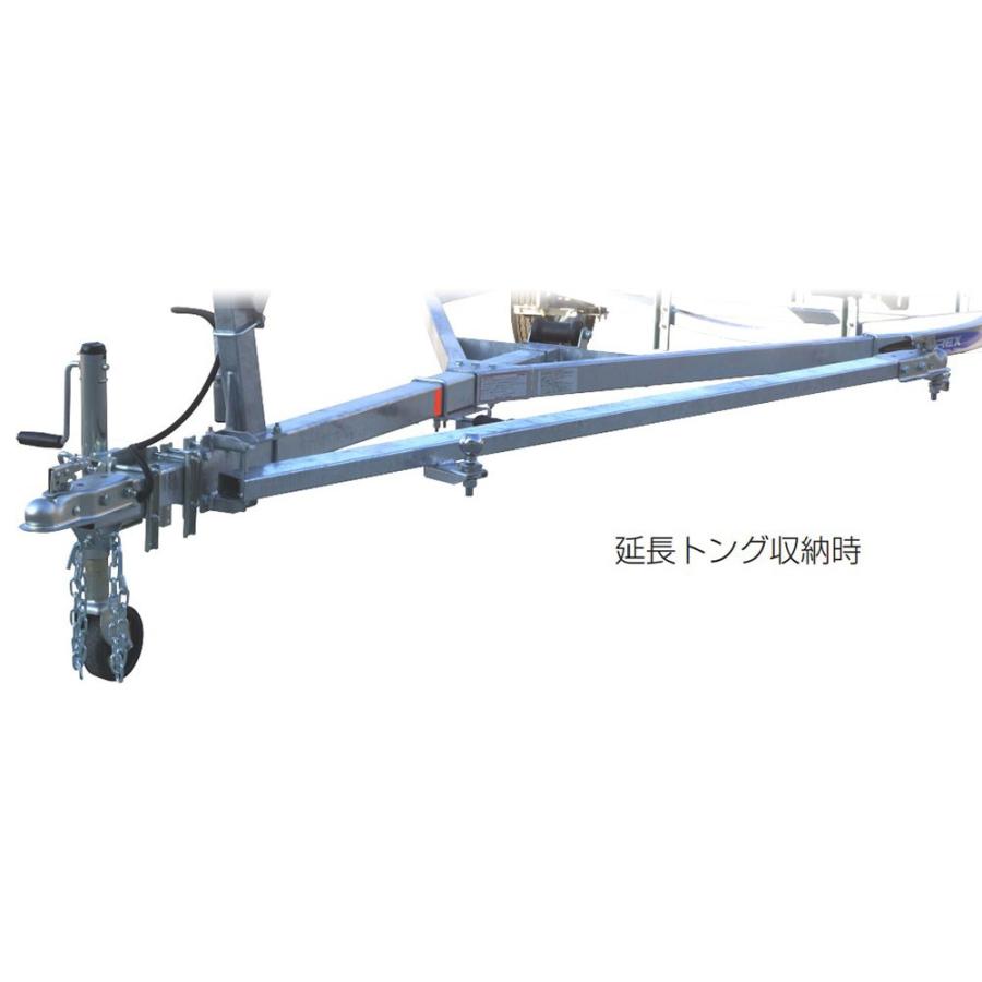 トレーラー 延長トング ボートトレーラー ヒッチメンバー
