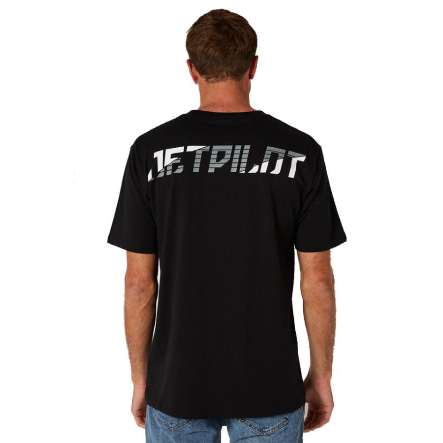 ブラック スプライサーTEE バックプリント コットン 半袖 Tシャツ JETPILOT(ジェットパイロット) ジェットスキー ウエイクボード マリンスポーツ｜steadysurf｜02