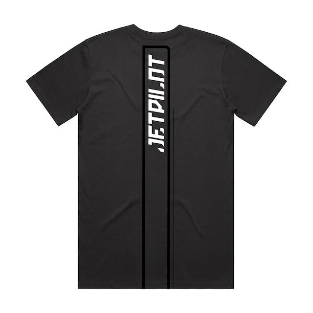 チャコール エレベイト ショートスリーブTEE (W24606)TEE バックプリント コットン 半袖 Tシャツ JETPILOT(ジェットパイロット) ジェットスキー ウエイク｜steadysurf｜02