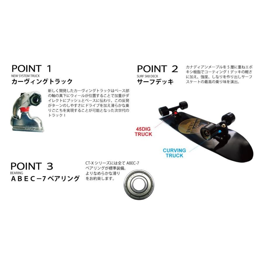 【値下げ】INTRO　イントロ　サーフスケート Amazon | INTRO(イントロ) サーフスケートボード CT-X(Diamond