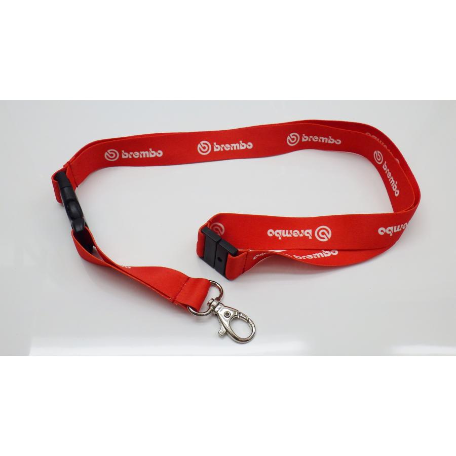 brembo（ブレンボ） S26□brembo ネックストラップ レッド ロゴ入り