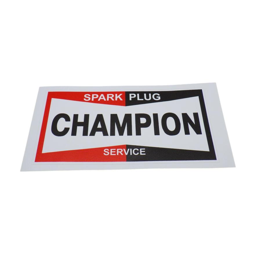 S25□CHAMPION ステッカー 105mm×54mm チャンピオン : STエンジン