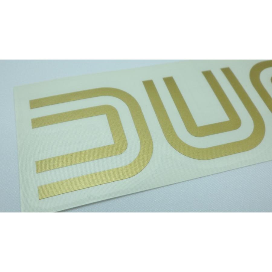 S25□DUCATI 900MHR タンクステッカー GOLD 228-40mm ドゥカティ