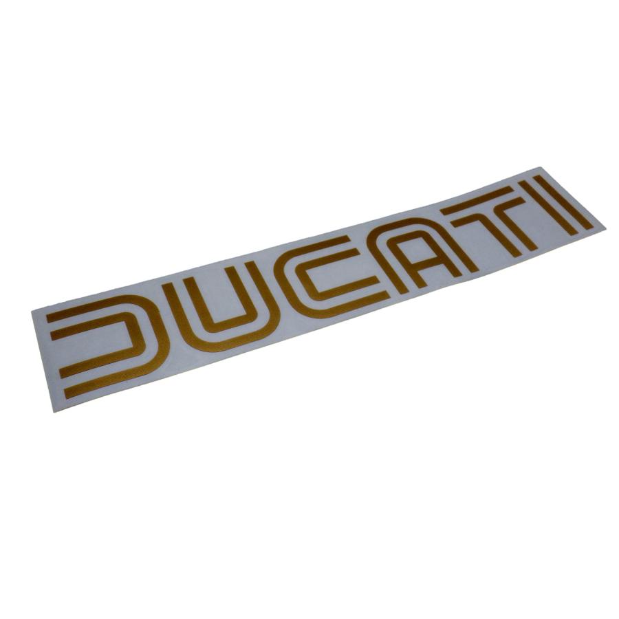 S25□DUCATI 900MHR タンクステッカー GOLD 228-40mm ドゥカティ