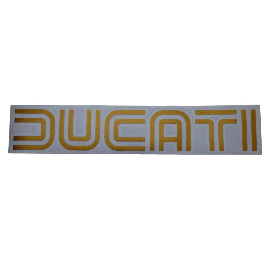 S25□DUCATI 900MHR タンクステッカー GOLD 228-40mm ドゥカティ