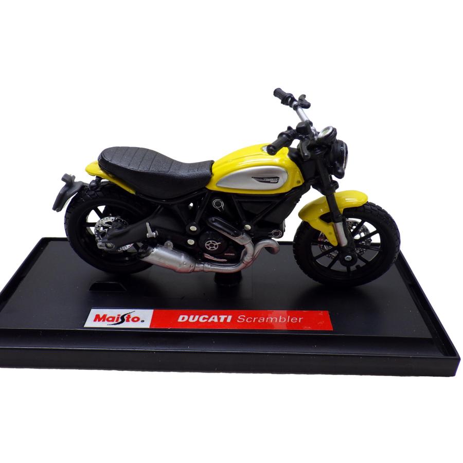 S26□Maisto 1/18 Ducati Scrambler ダイキャストバイク ミニカー