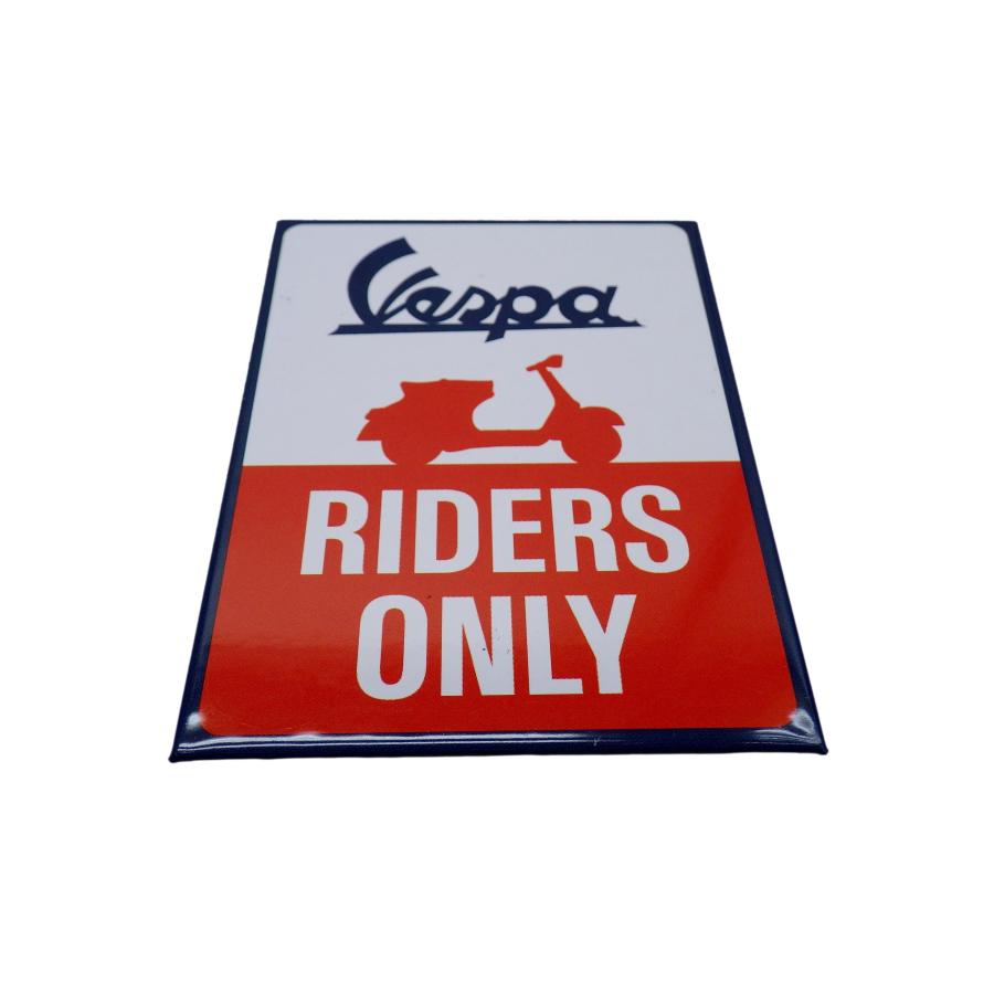 ベスパ S26□Vespa RIDERS ONLY マグネットステッカー マグネット