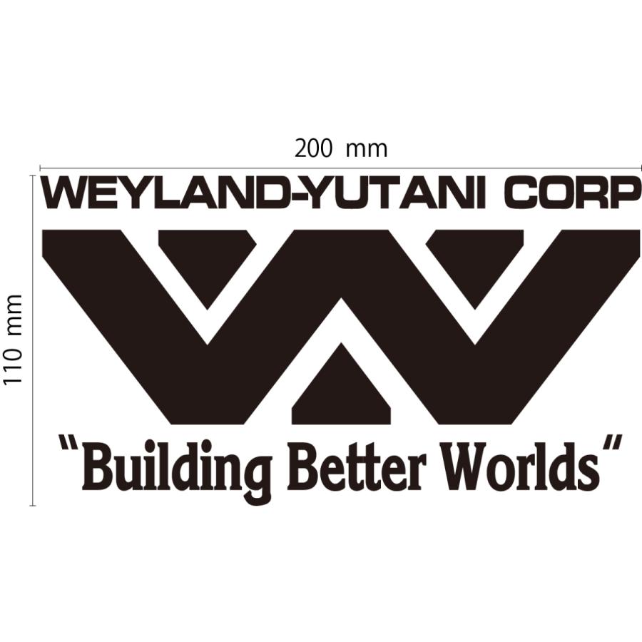 エイリアン ウェイランドユタニ カッティングステッカー の商品画像