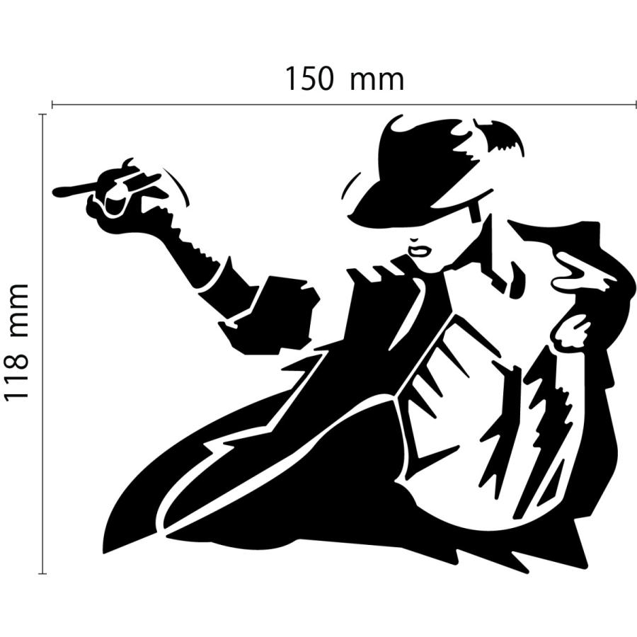 マイケル・ジャクソン 4 カッティングステッカー | 