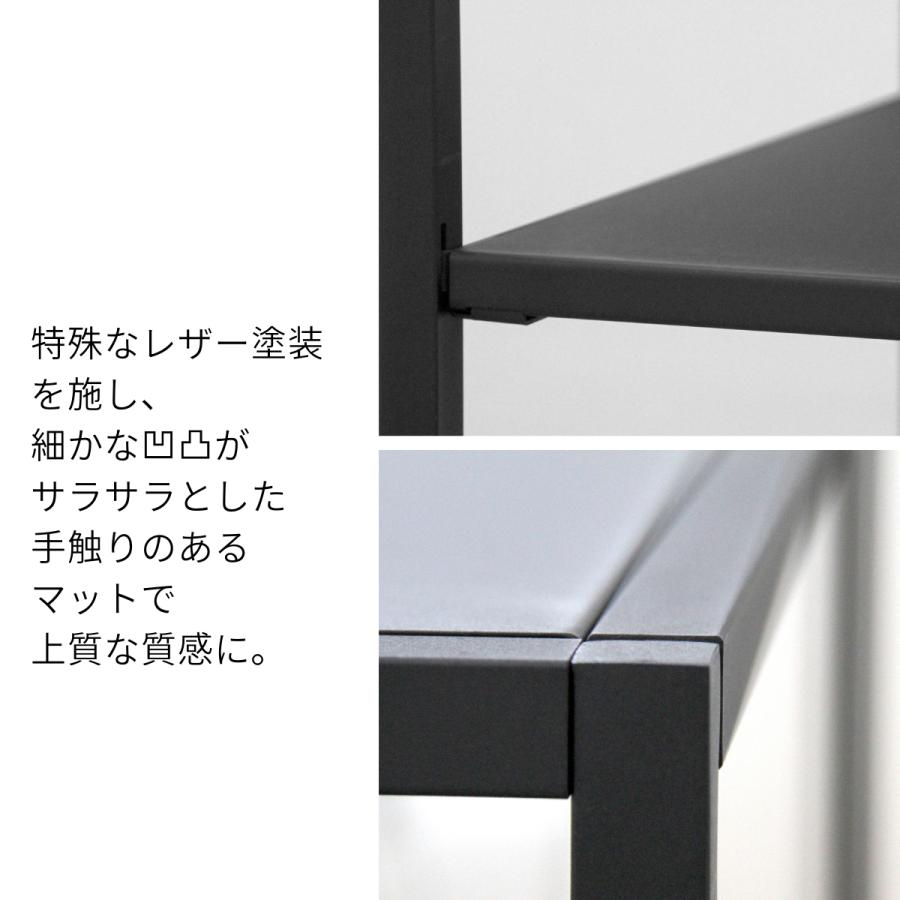 STEEF アイアンシェルフ 高さ72cm 幅60cm 奥行40cm 16‐shelf(イチロクシェルフ)アイアンラック　スリム　シンプル　おしゃれ　スチールラック　 |  | 04