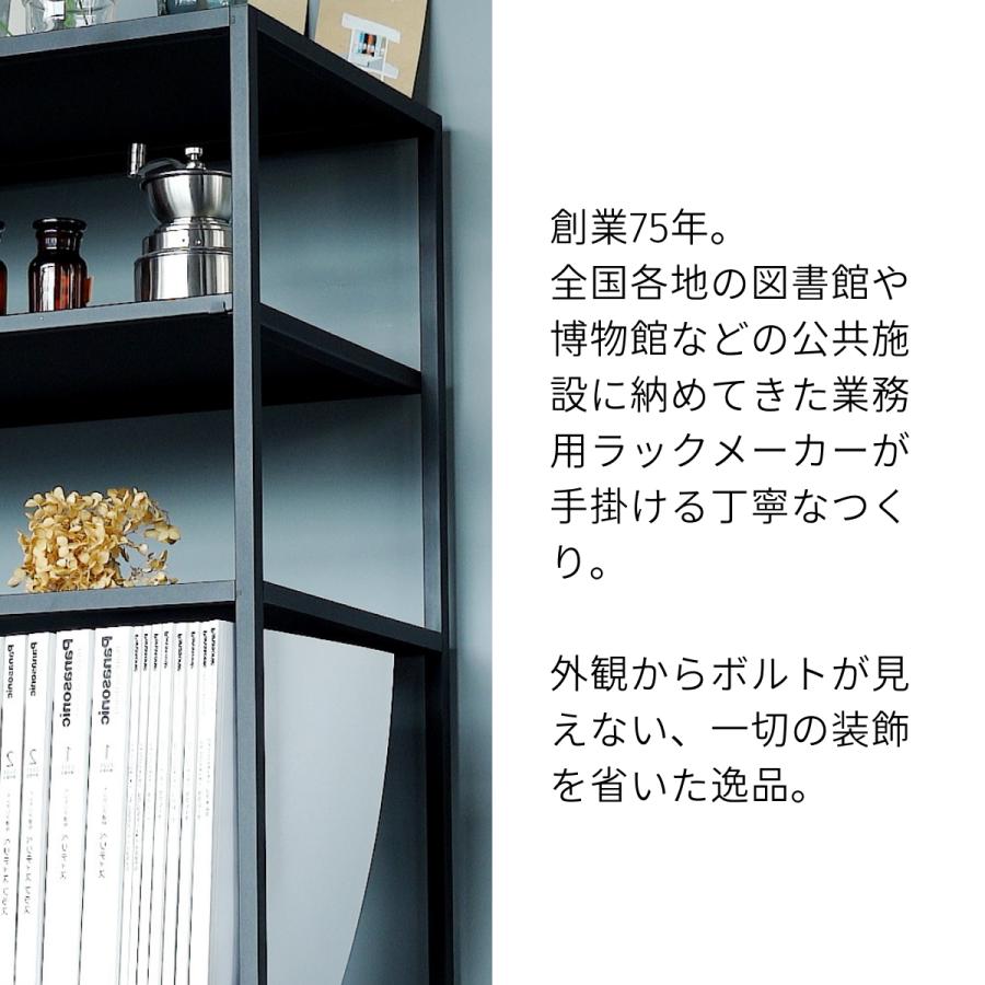 STEEF アイアンシェルフ 高さ94cm 幅50cm 奥行28cm 16‐shelf(イチロクシェルフ) アイアンラック　スリム　シンプル　おしゃれ　スチールラック |  | 03