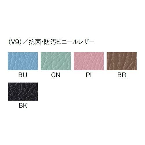 【品番変更】ロビーチェア 背付きタイプ 外寸法：W150×D58×H64cm 座高：38.5〜50cm 抗菌・防汚ビニールレザー張り 低ホルム 出荷方法：お客様組立品_1