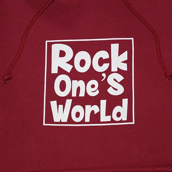 ROCK ONE'S　WORLD　ロックワンズワールド　SQUARE　LOGO HOODIE |  | 02