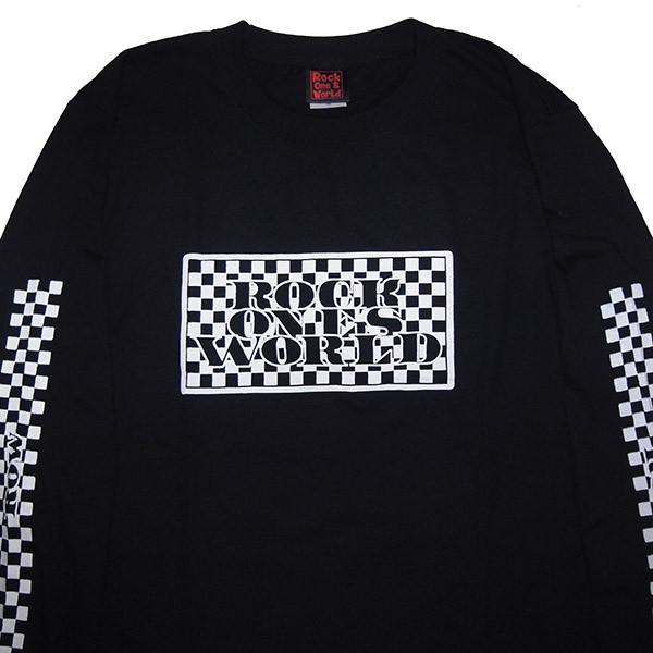 ROCK ONE'S　WORLD　ロックワンズワールド　ROW CHECKER L/S TEE |  | 01