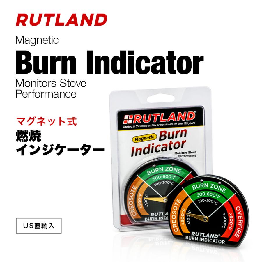 ルトランド 7016 温度計 燃焼インジケーター マグネット式 Burn Indicator Monitors Stove