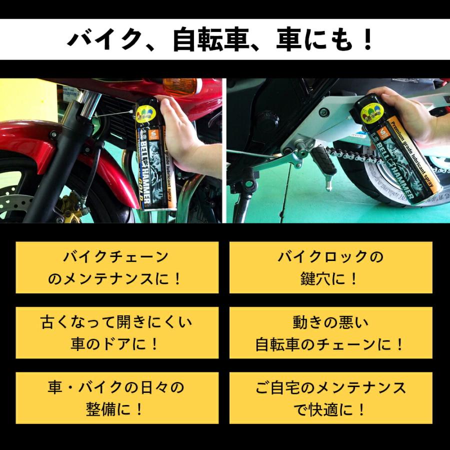 超極圧潤滑剤 LSベルハンマー ゴールド スプレー 420ml 防錆 防湿 潤滑