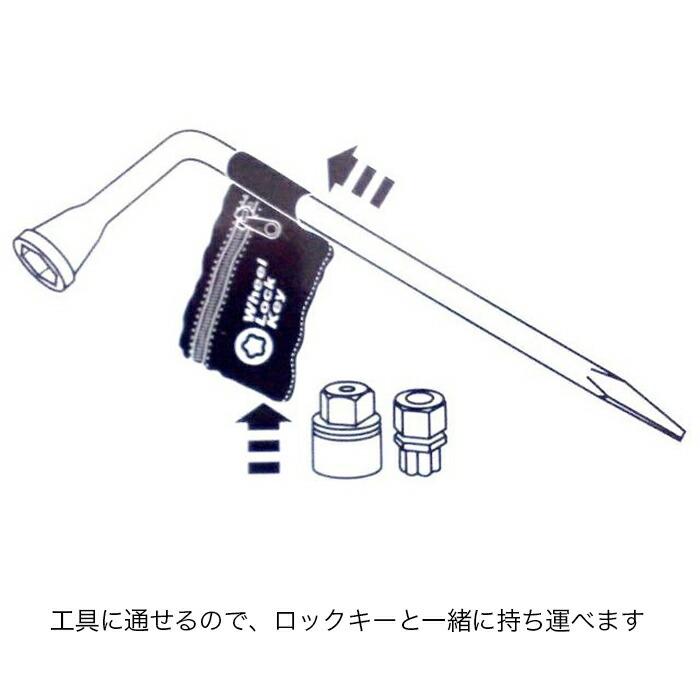 McGard マックガード ホイール キーロック ポーチ Wheel Key Lock