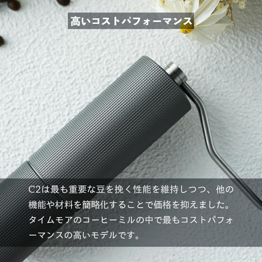 TIMEMOREタイムモアc2max 新品コーヒーミルグレー C2 max