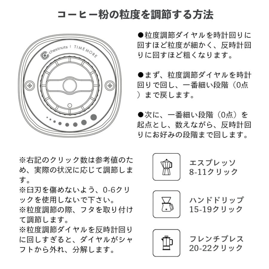 タイムモア TIME MORE G1 Plus 手挽き コーヒーグラインダー coffee grinder 栗子G1+ : GRANTZ ONE -  通販 - Yahoo!ショッピング
