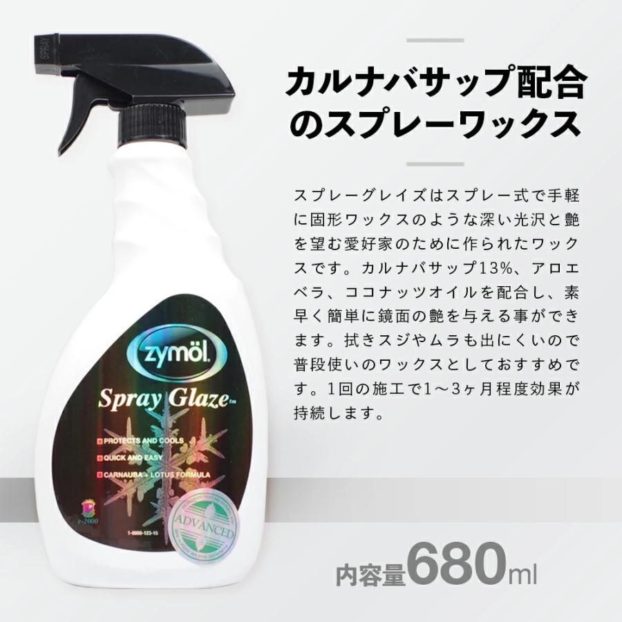 ザイモール スプレーグレイズ zymol Spray Glaze 650ml 日本正規品