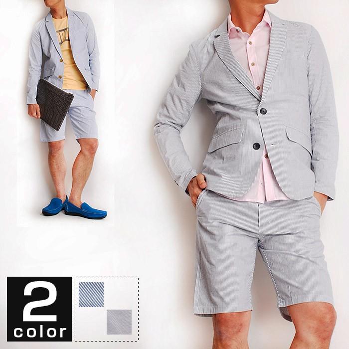 生まれのブランドで ハーフパンツ シアサッカー地セットアップ 夏 メンズ 上下 セットアップ ハーフパンツ テーラードジャケット シアサッカー地 セットアップ スーツ フォーマル Skynutrition Co Nz