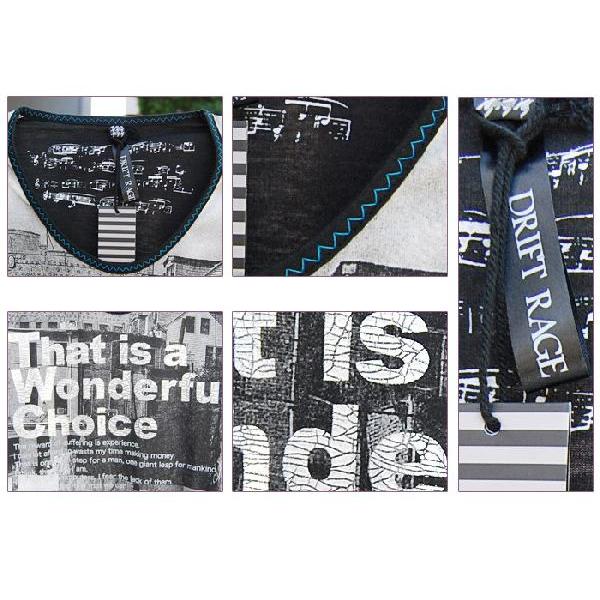 ジグザグステッチUネック ロゴプリント ロングTシャツ |  | 03